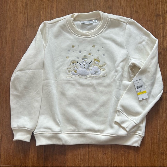 NWT Deadstock VNT Studio Works Sport Double Crewneck Snowpeople Sweatshirt: PMED - Picture 1 of 5
